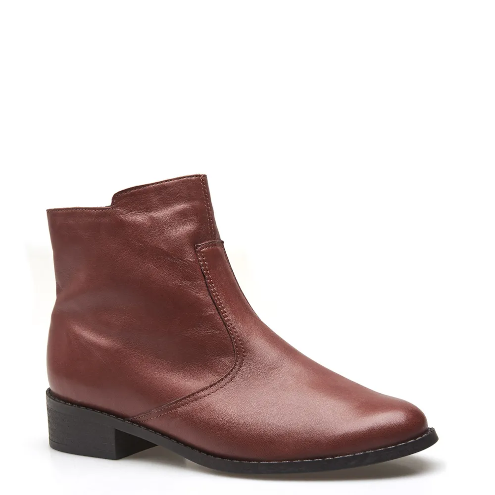 Bota Couro Marrom