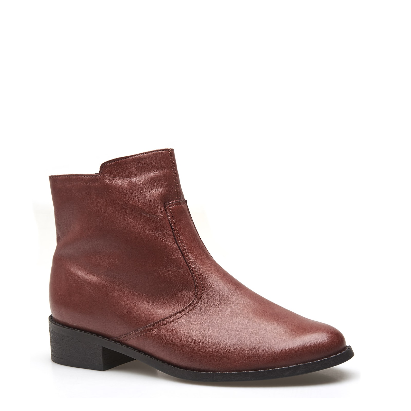 Bota Couro Marrom
