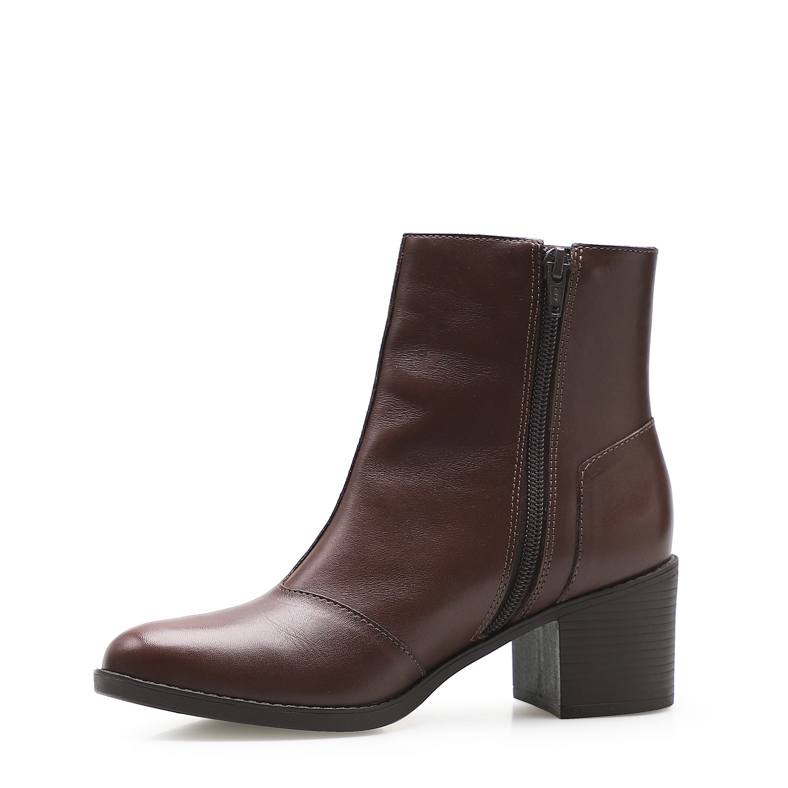 Bota Couro Marrom