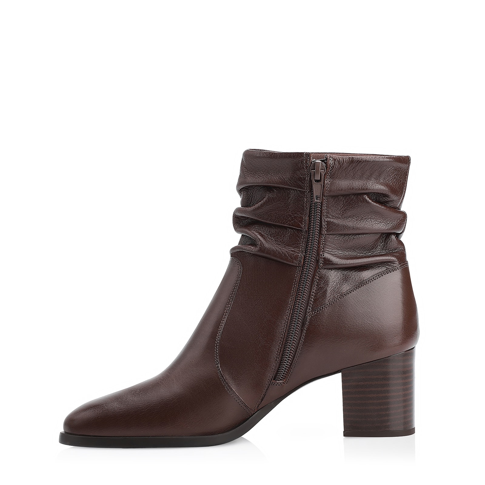 Bota Couro Marrom