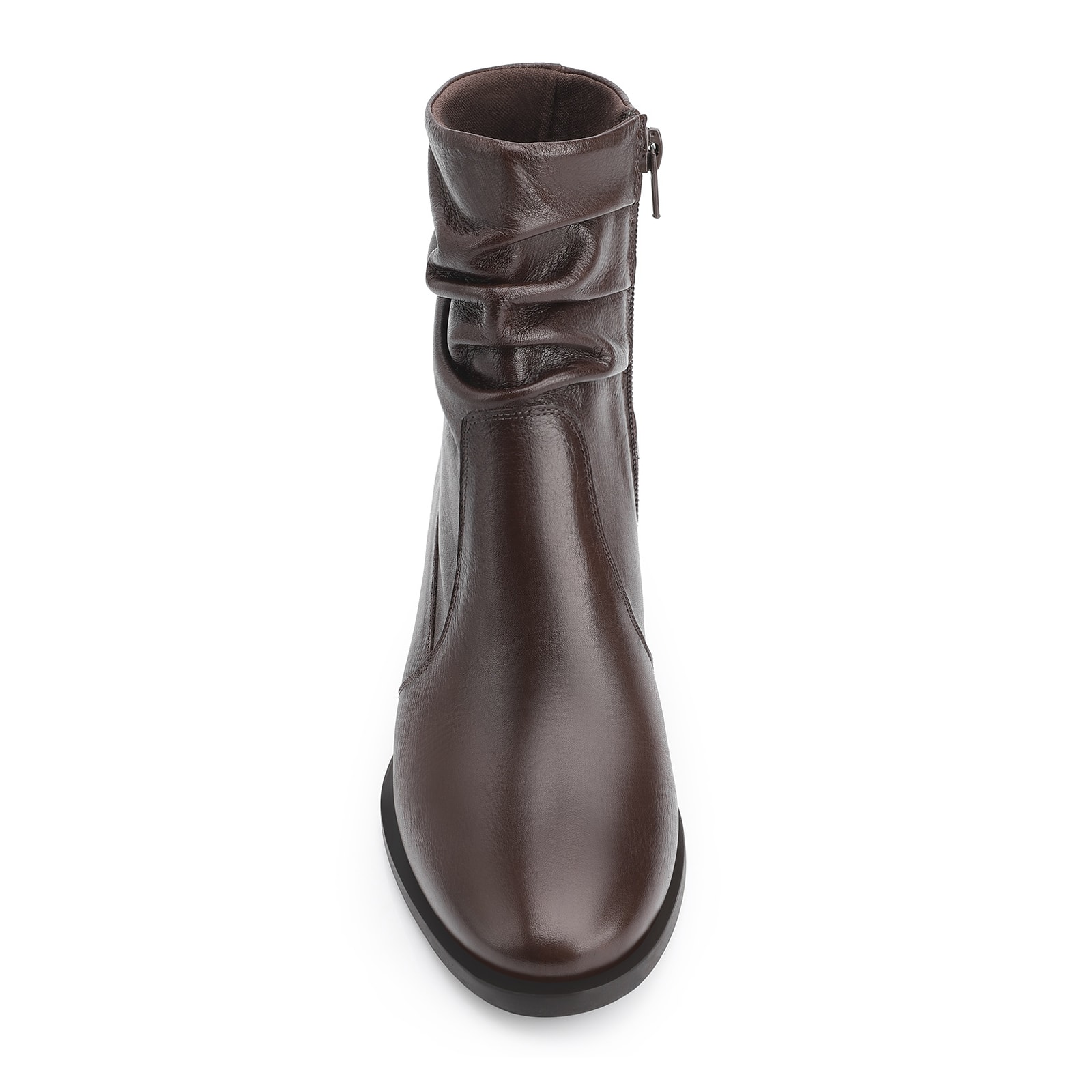 Bota Couro Marrom