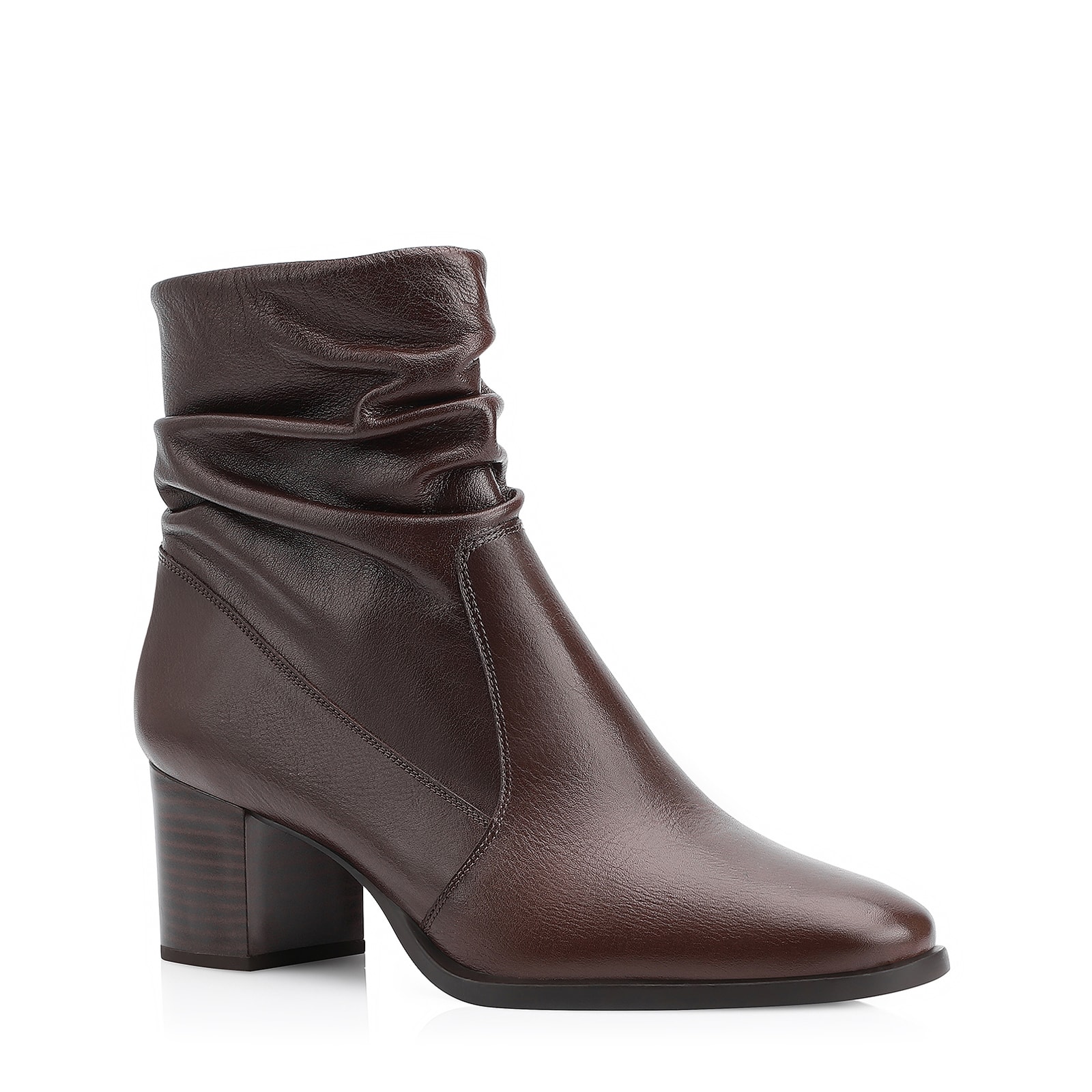 Bota Couro Marrom