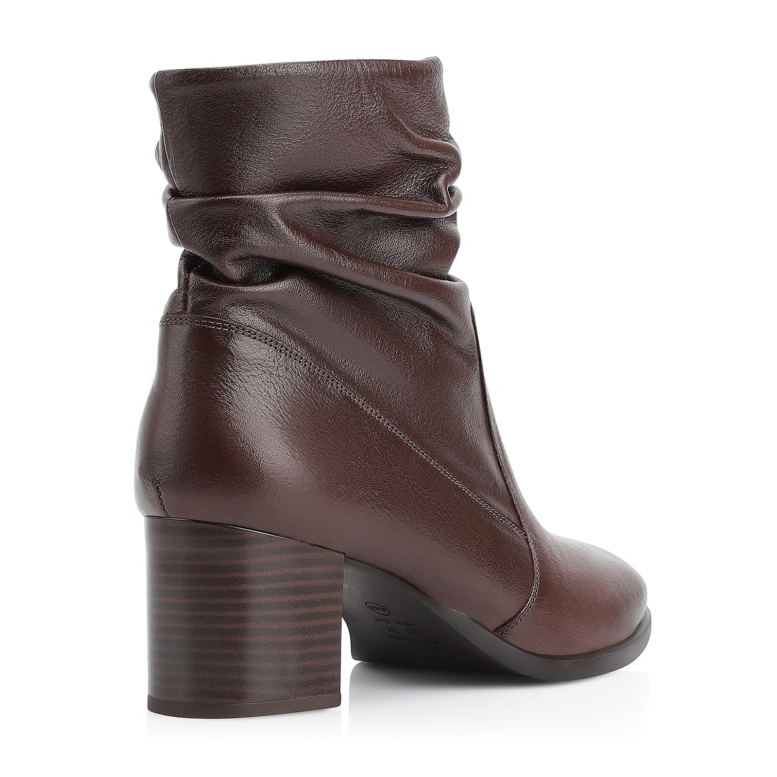 Bota Couro Marrom