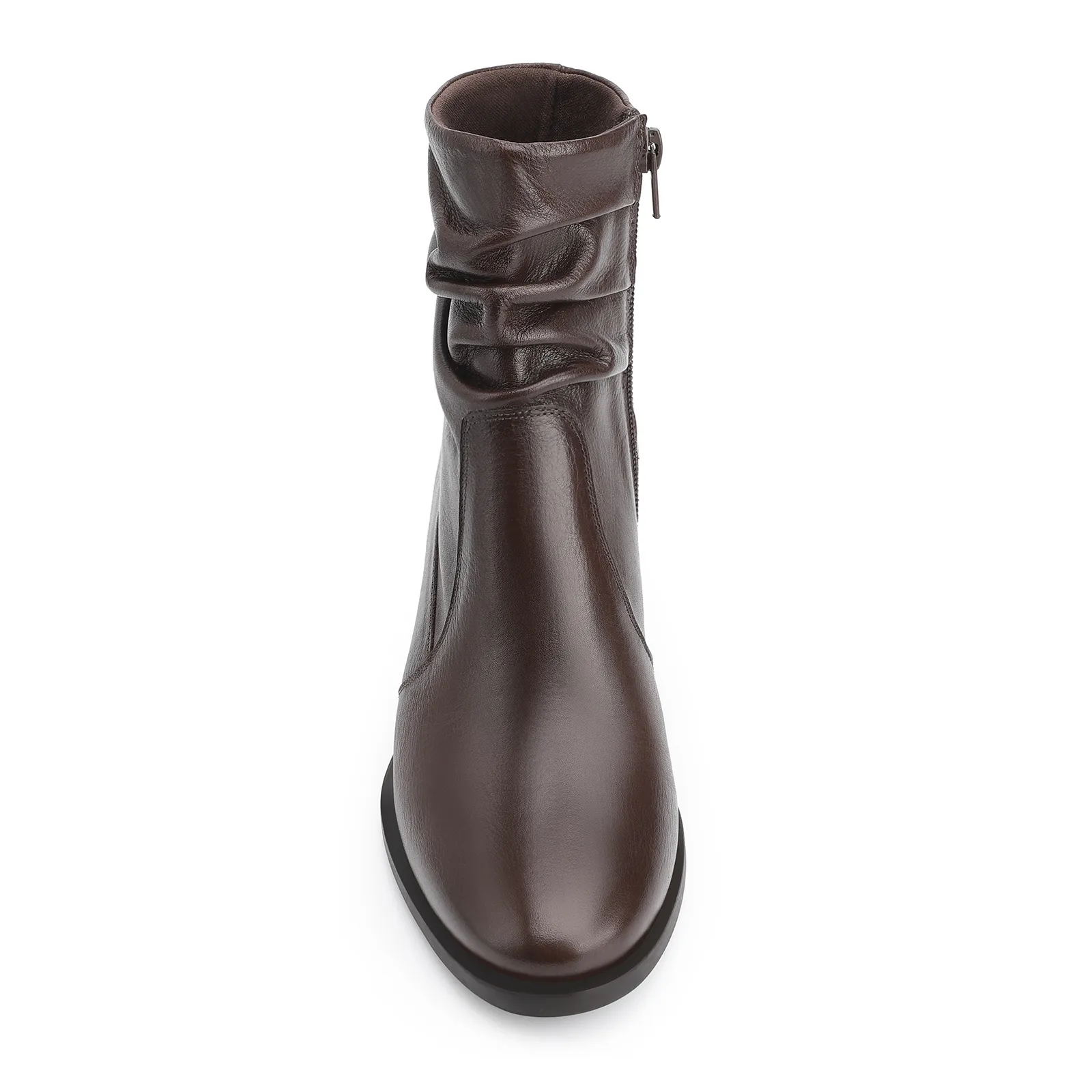 Bota Couro Marrom