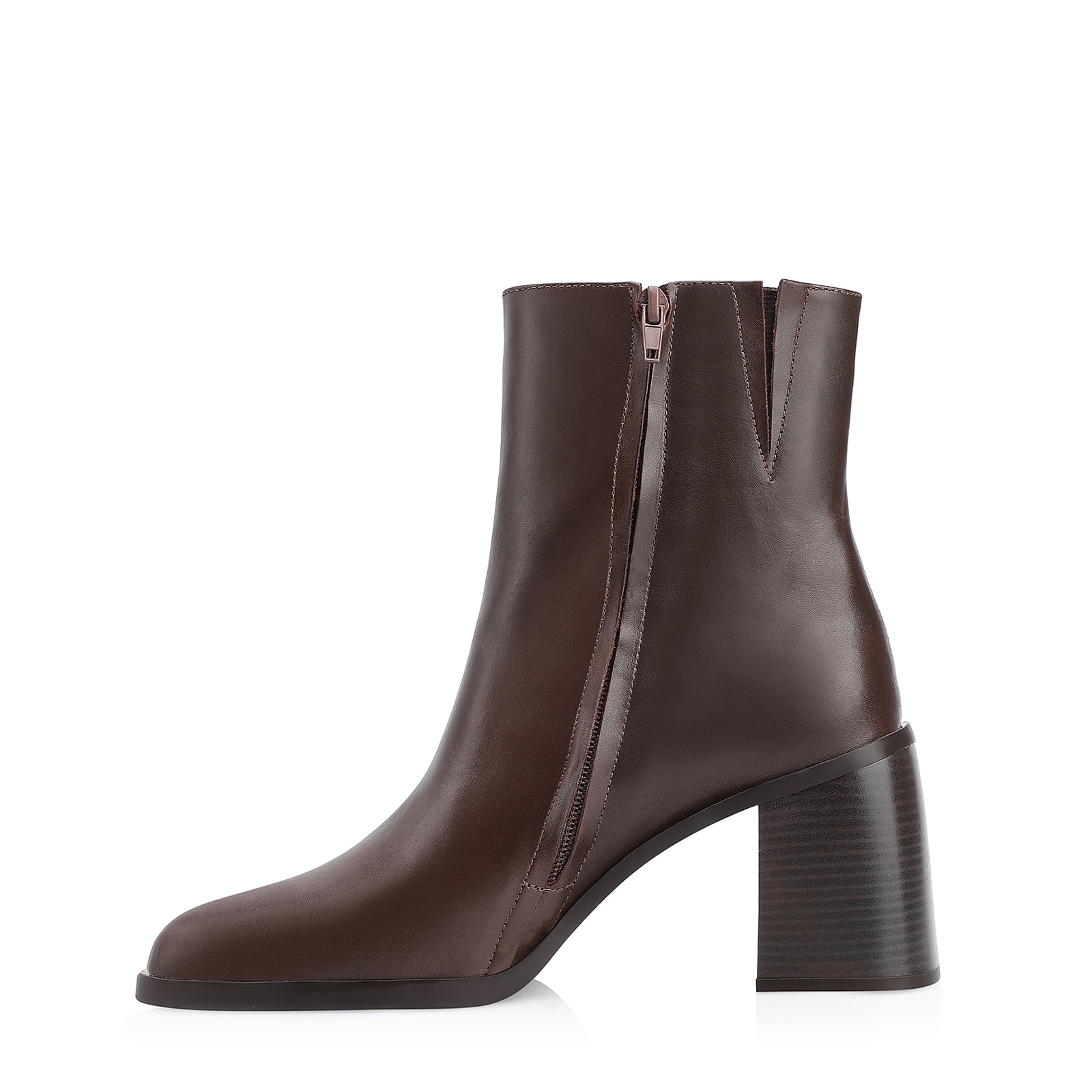 Bota Couro Marrom