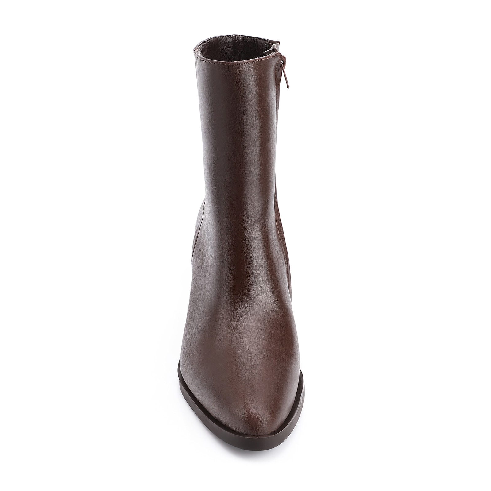 Bota Couro Marrom