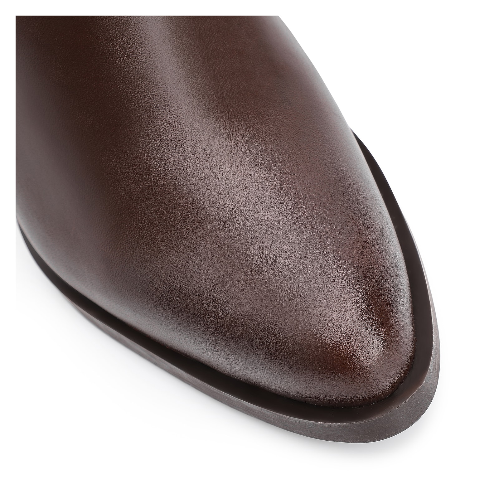 Bota Couro Marrom