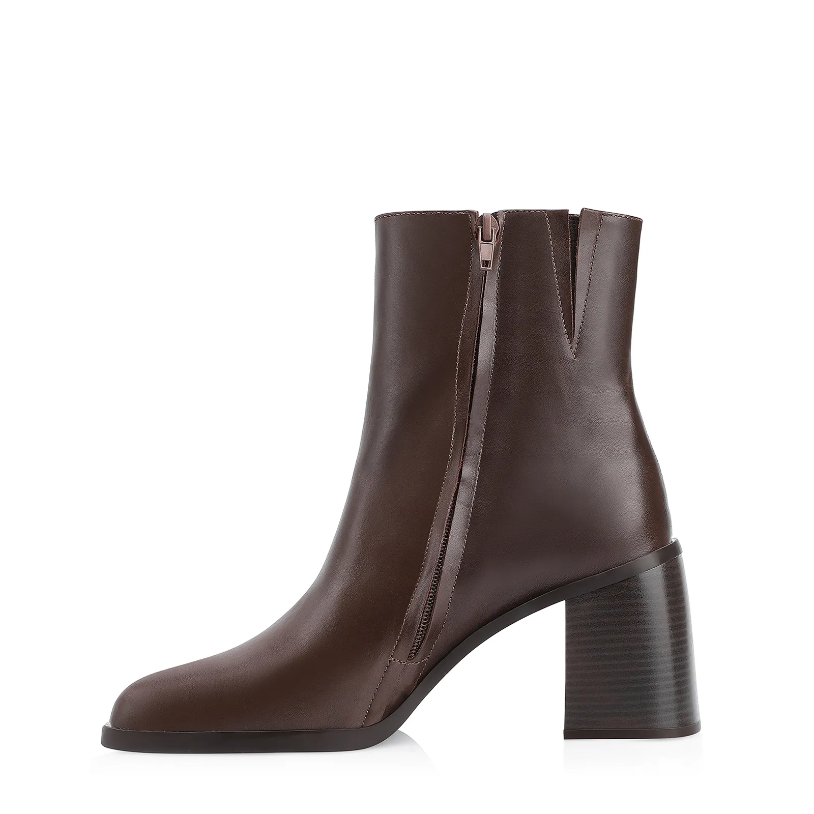 Bota Couro Marrom