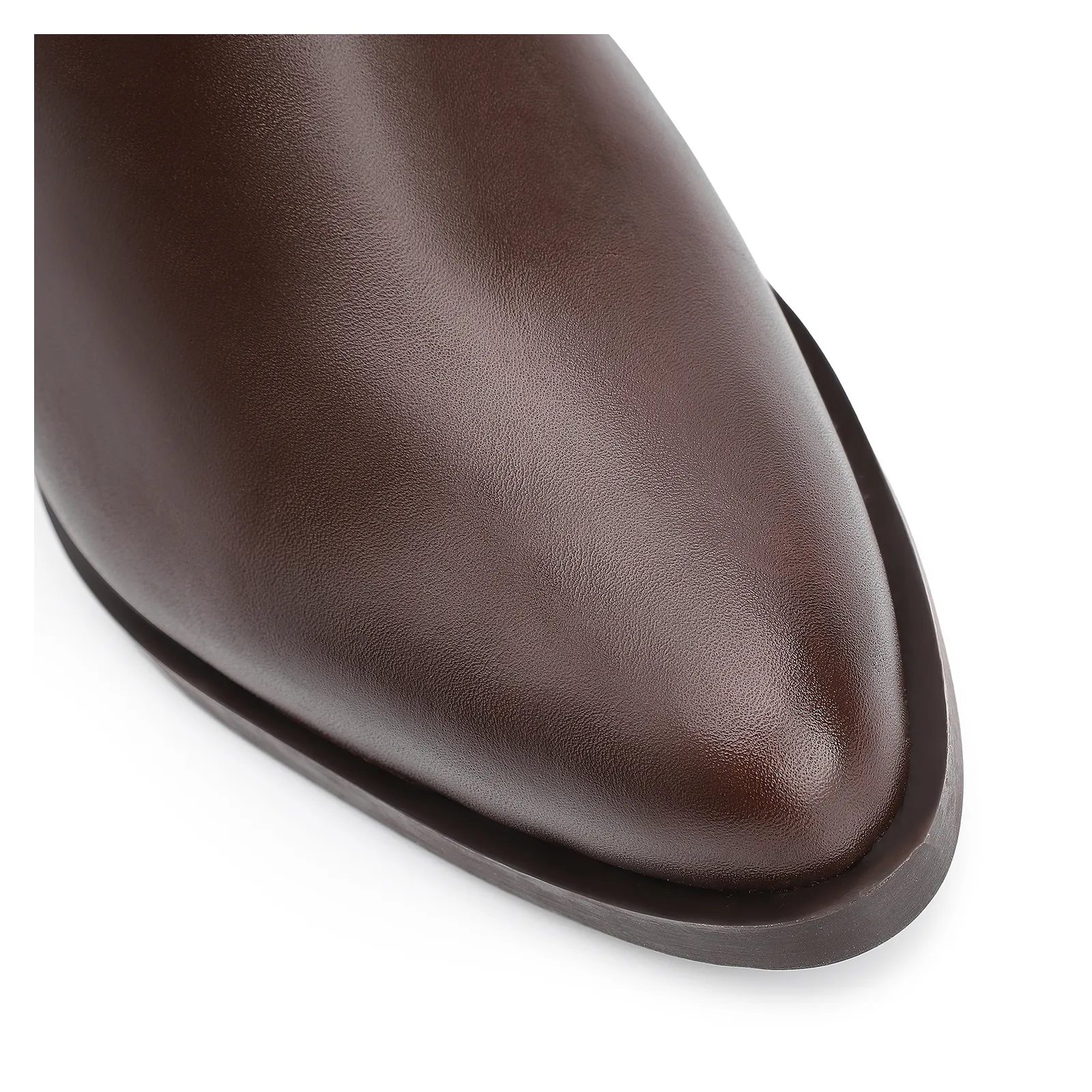 Bota Couro Marrom