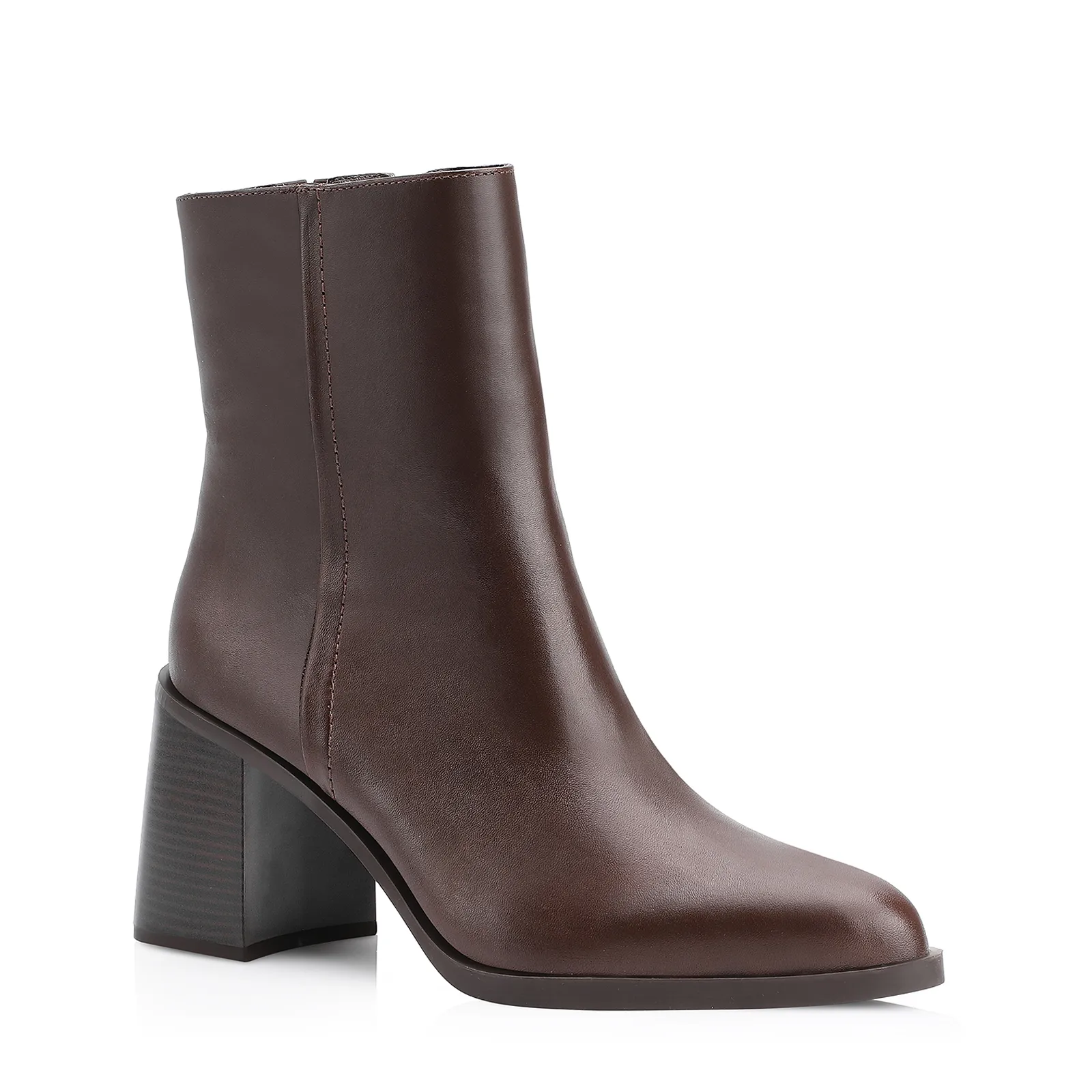Bota Couro Marrom