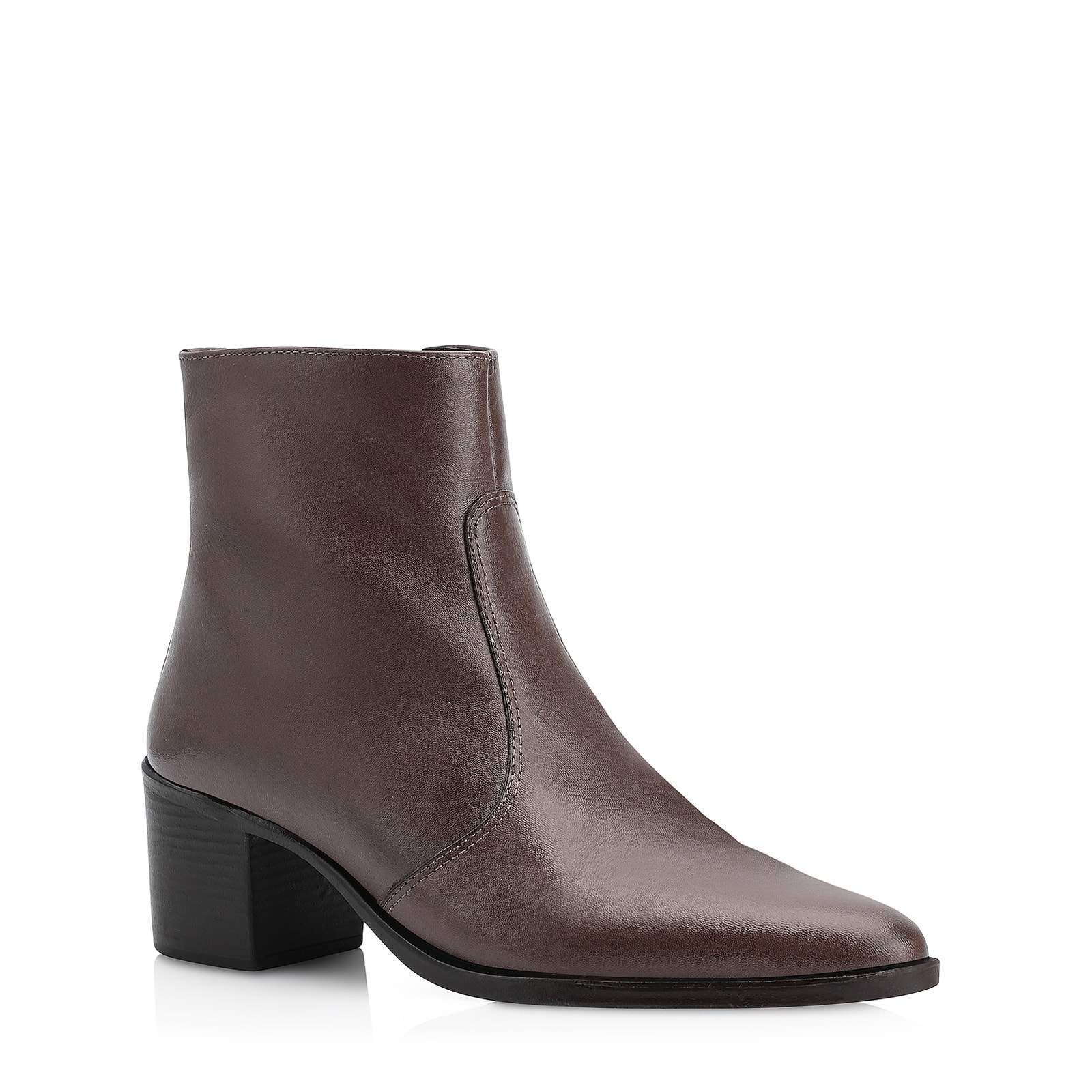 Bota Couro Marrom