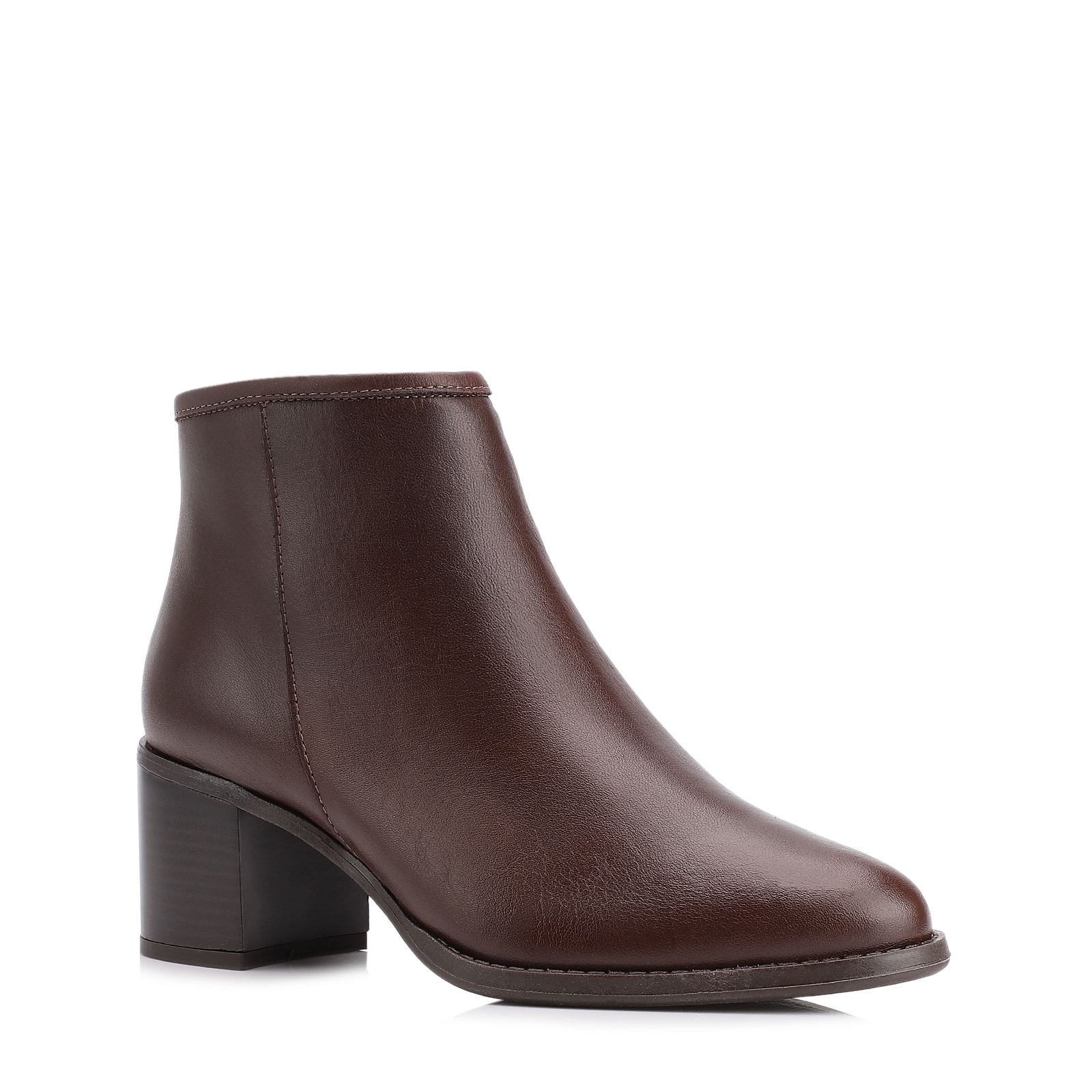 Bota Couro Marrom