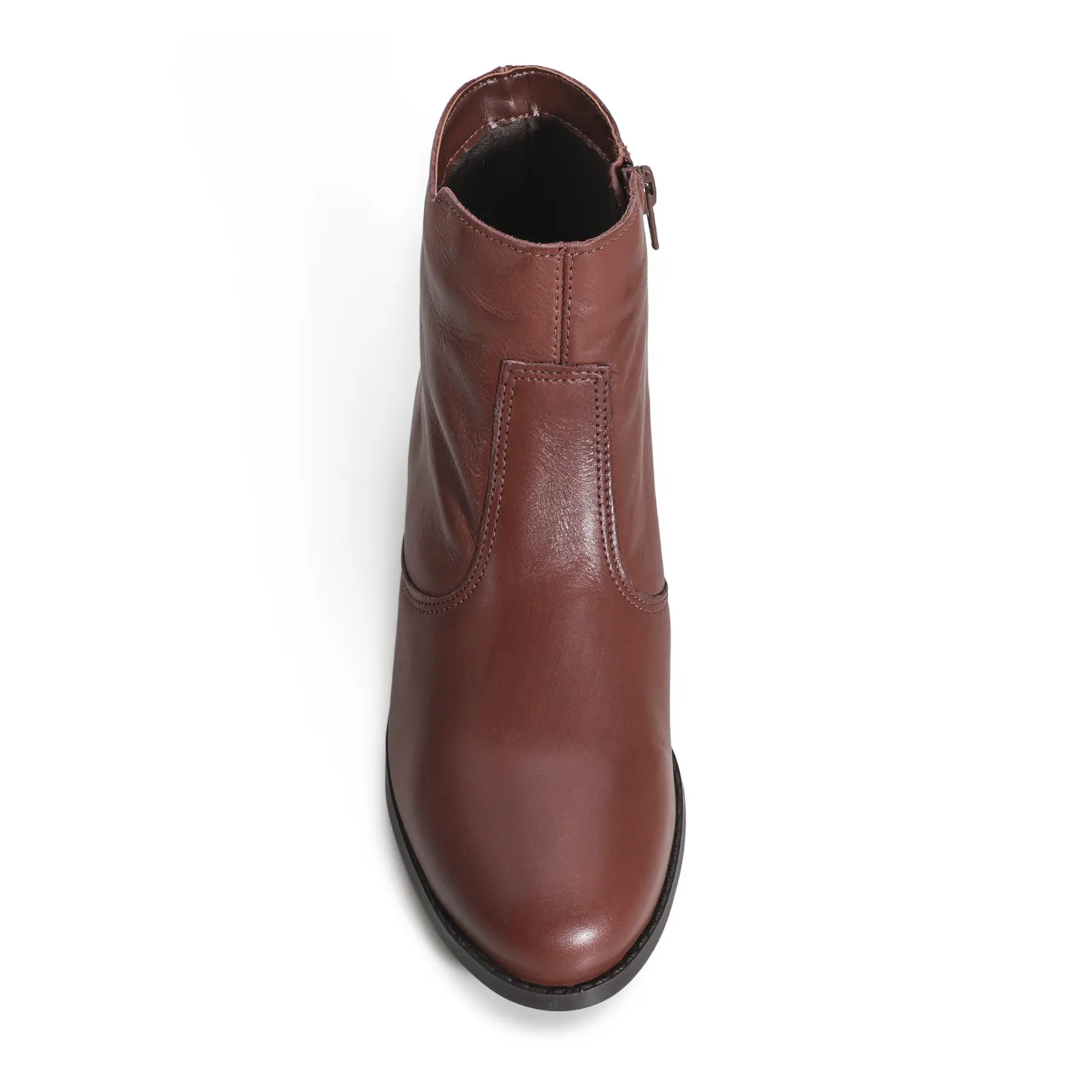 Bota Couro Marrom