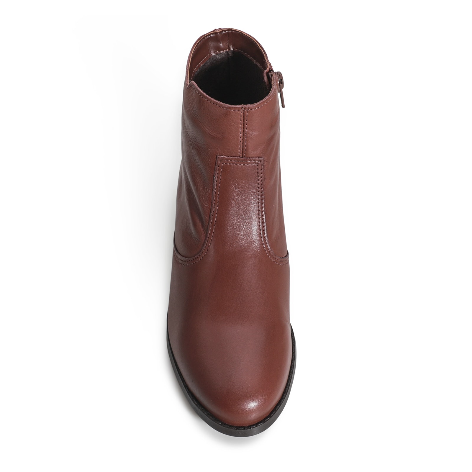 Bota Couro Marrom