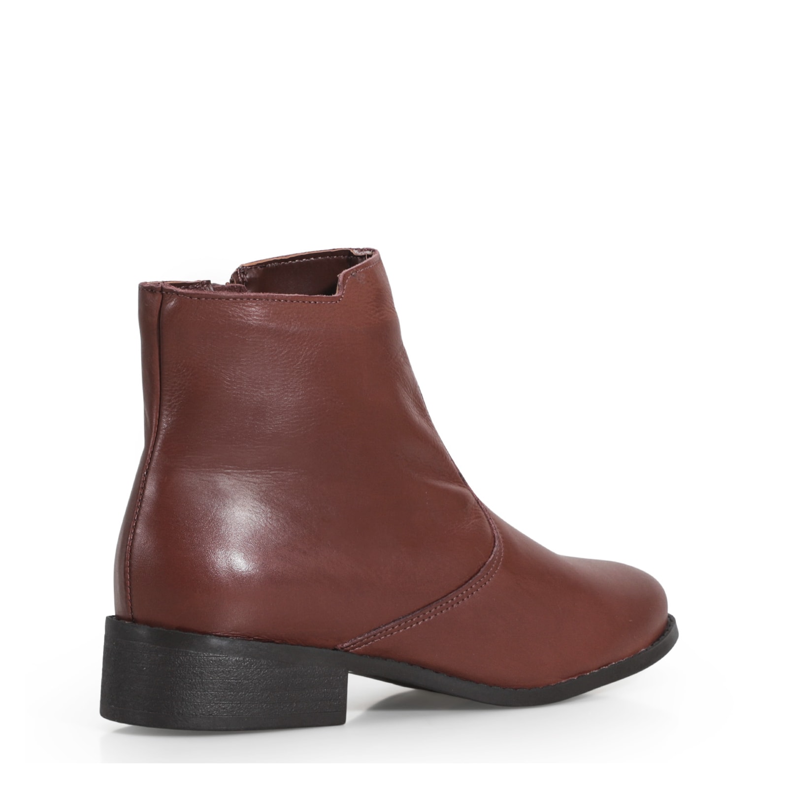 Bota Couro Marrom