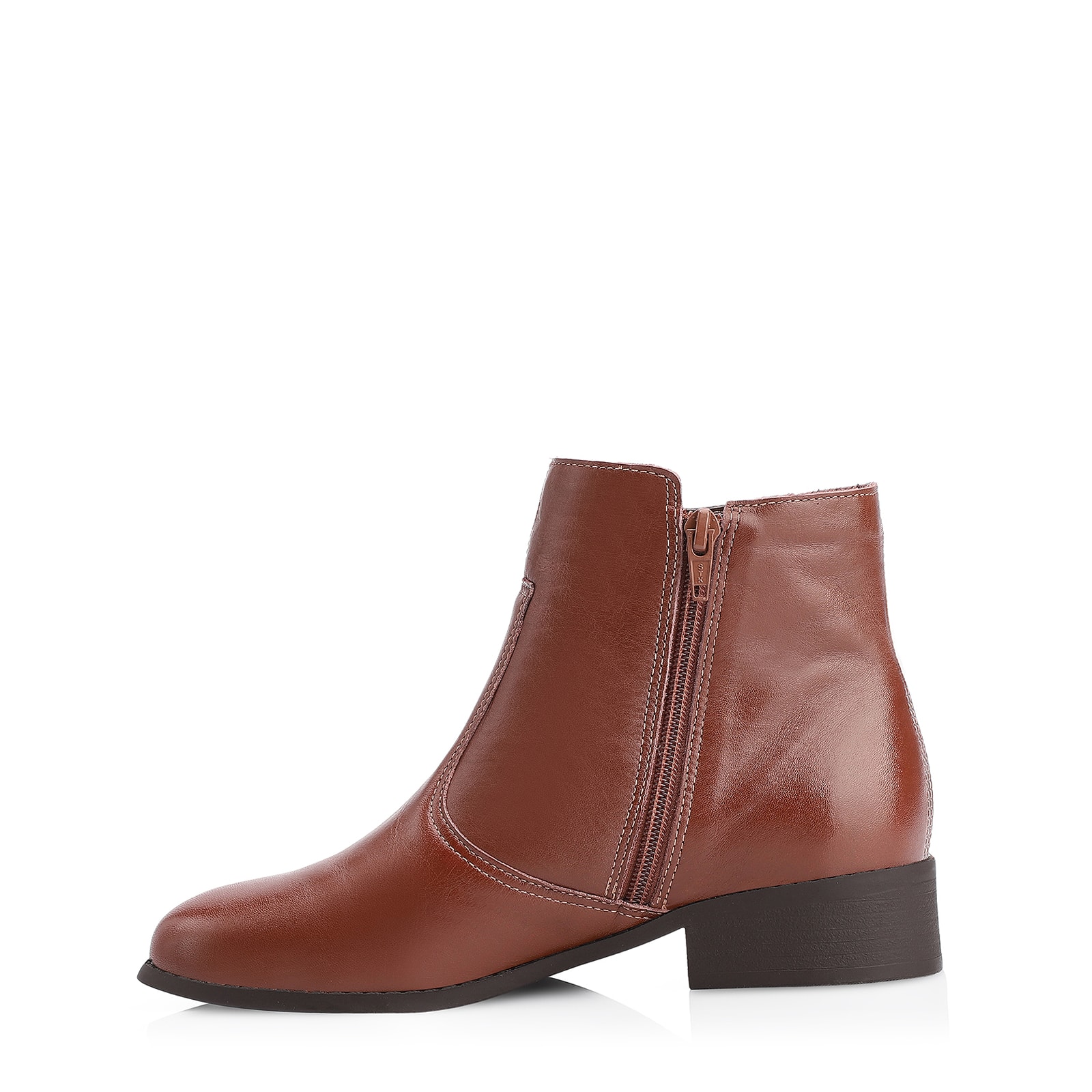 Bota Couro Marrom