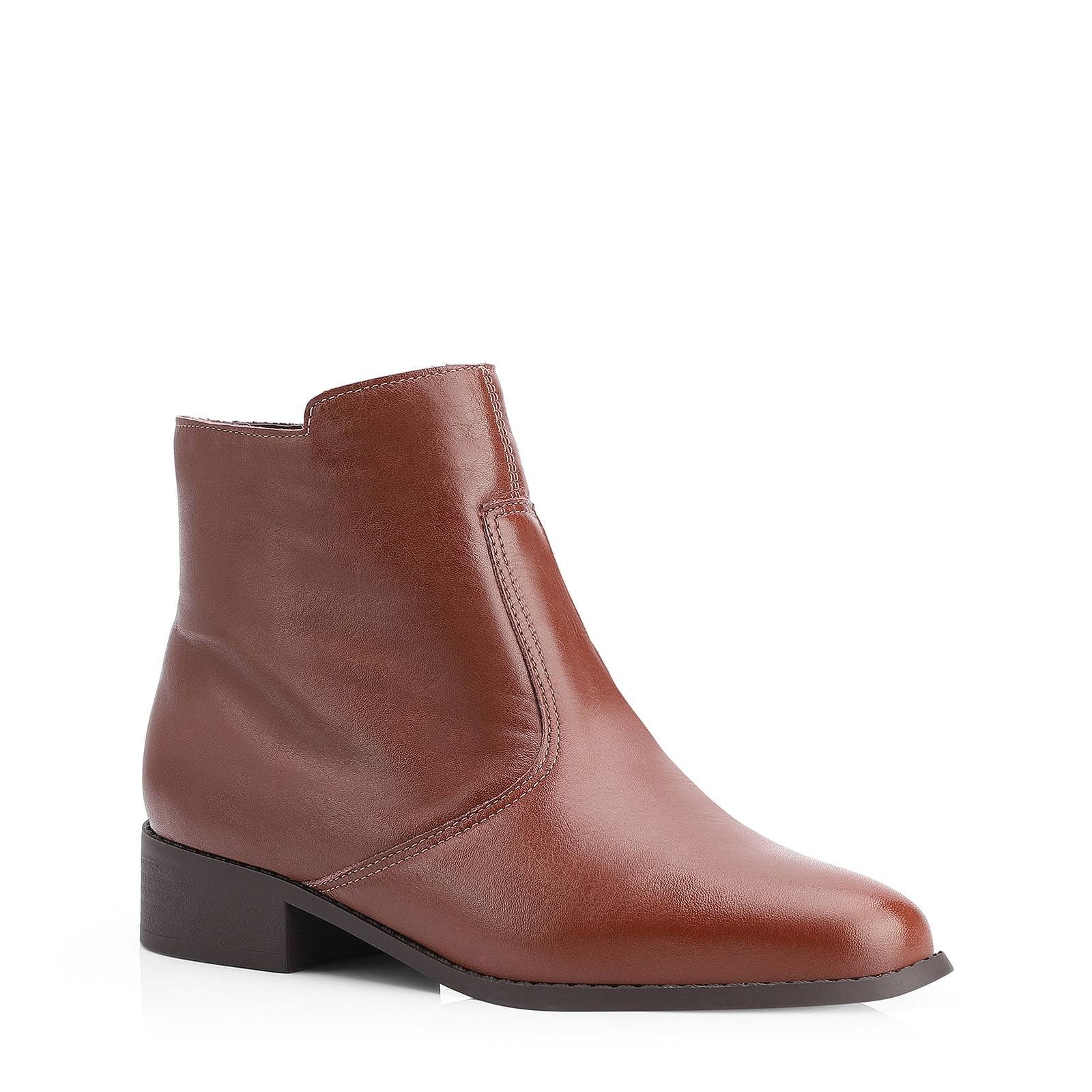 Bota Couro Marrom