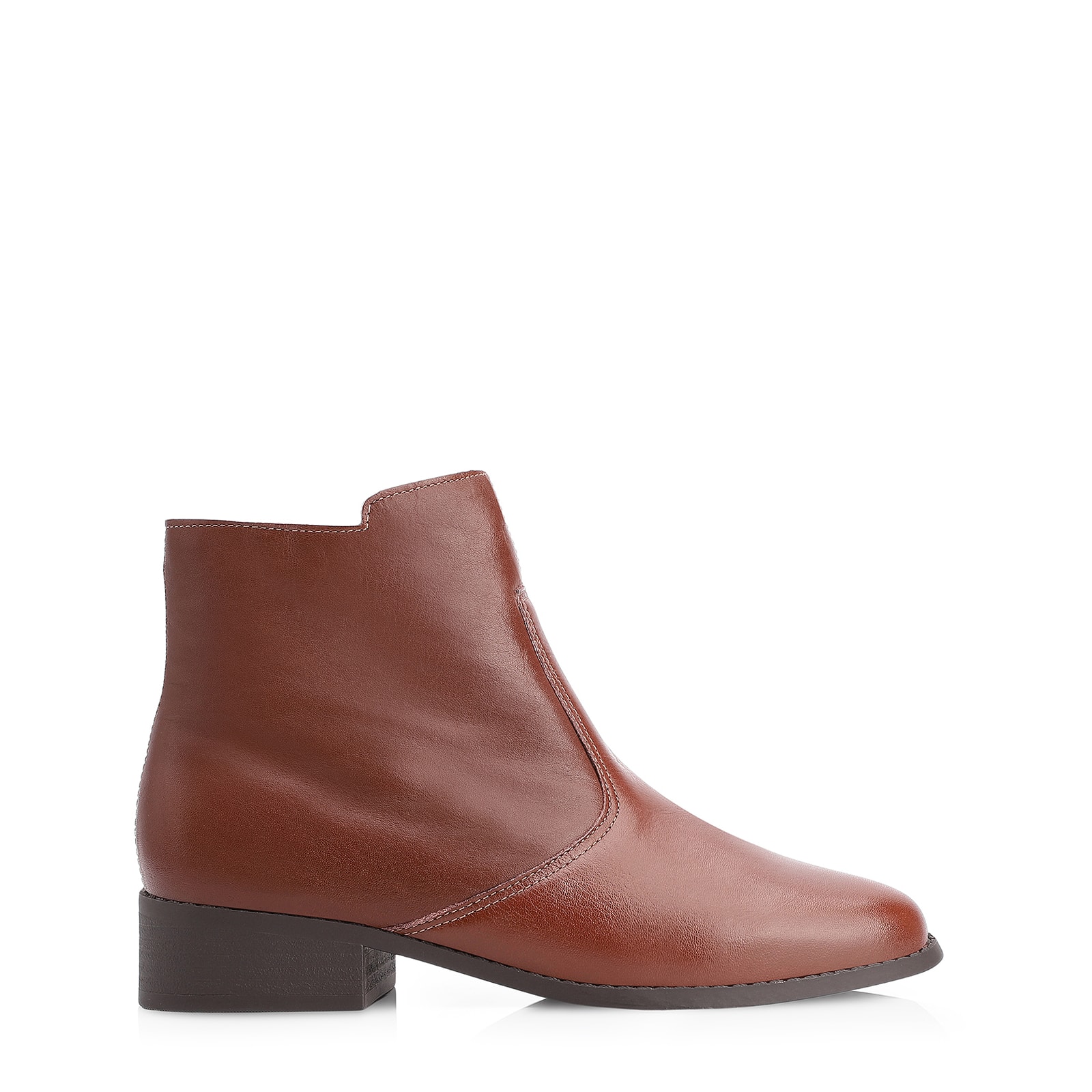 Bota Couro Marrom