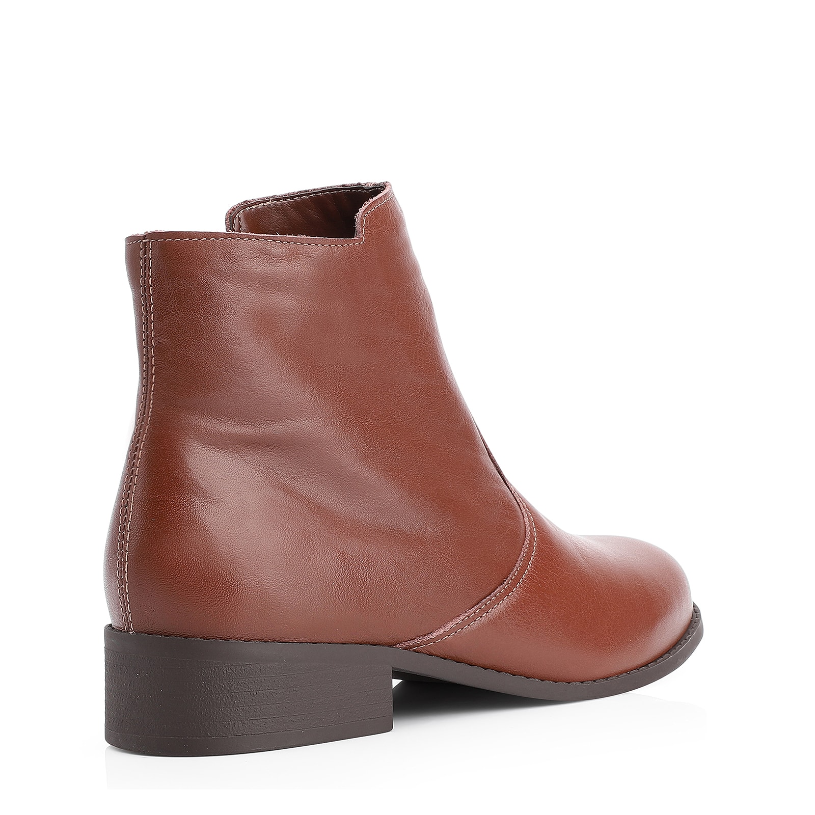 Bota Couro Marrom