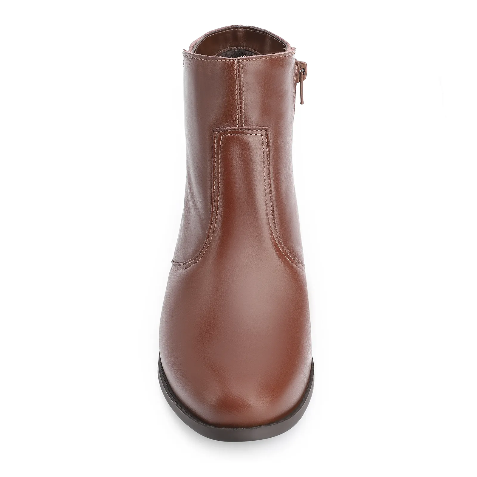 Bota Couro Marrom