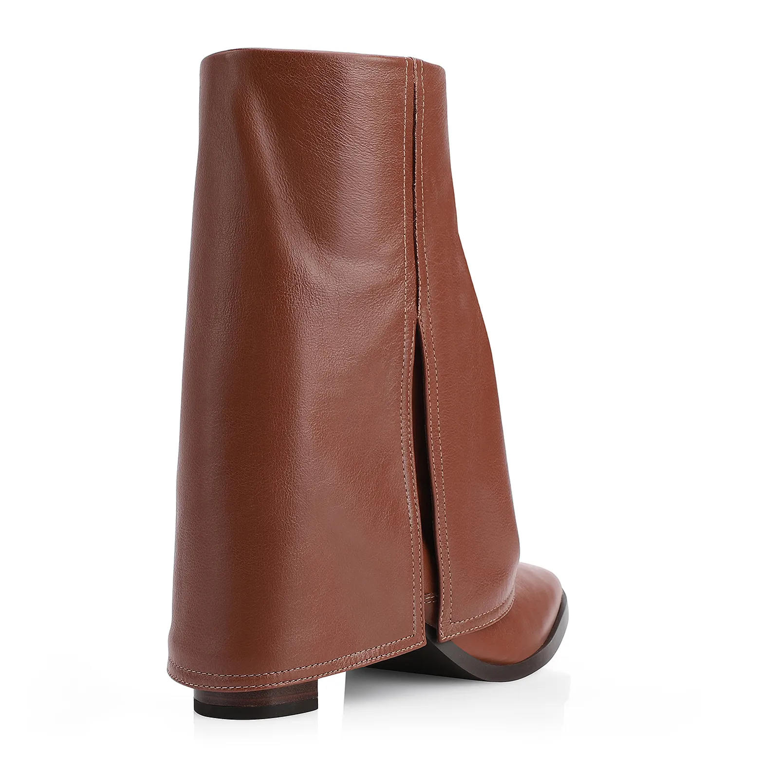 Bota Couro Marrom