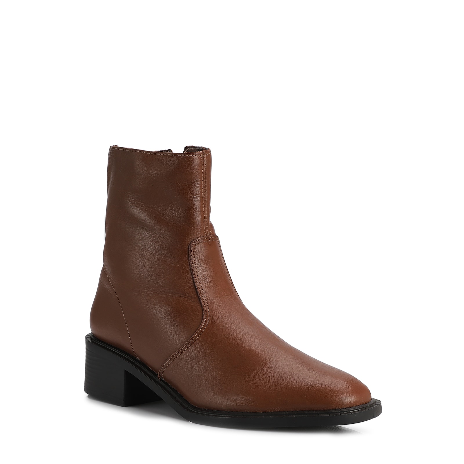 Bota Couro Marrom