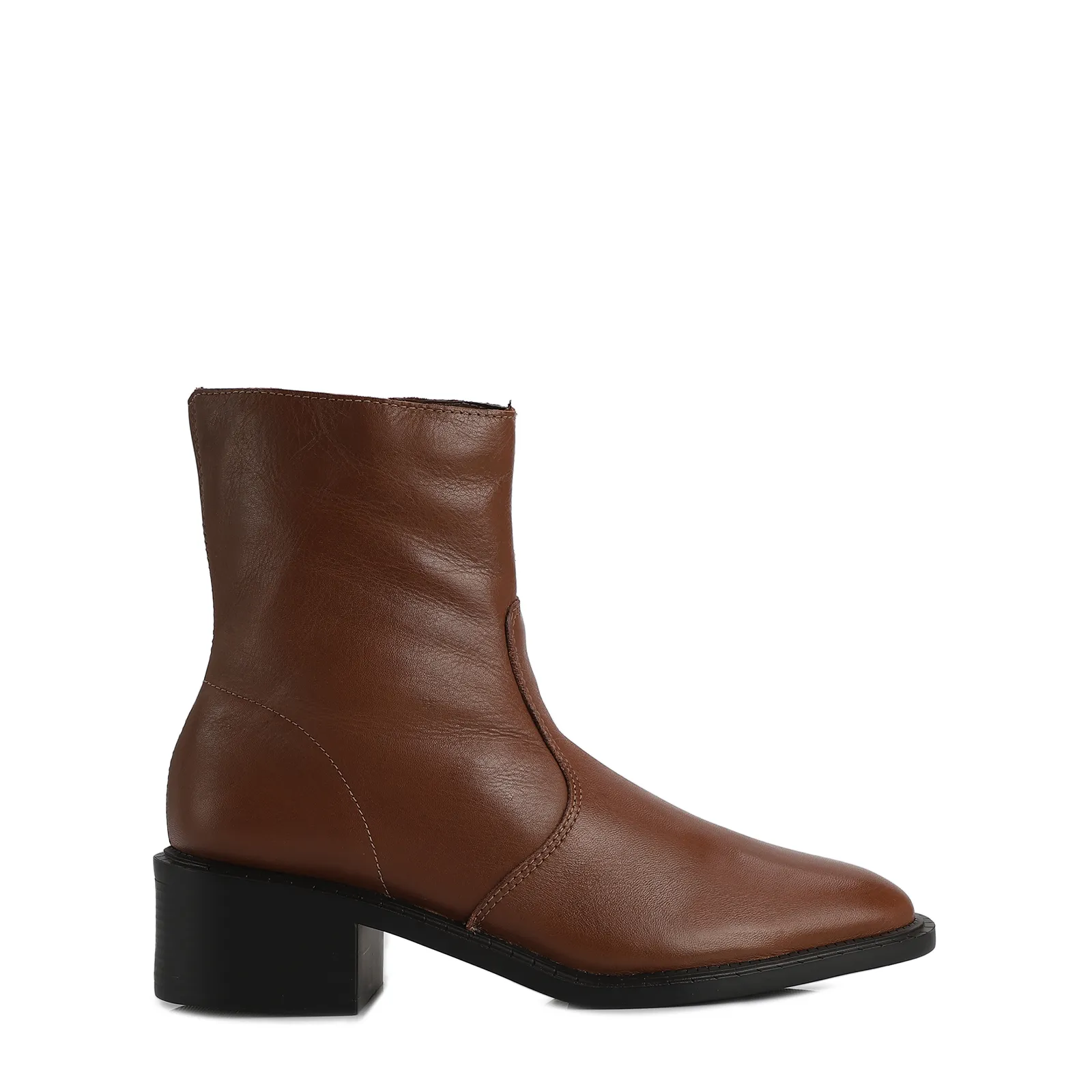 Bota Couro Marrom