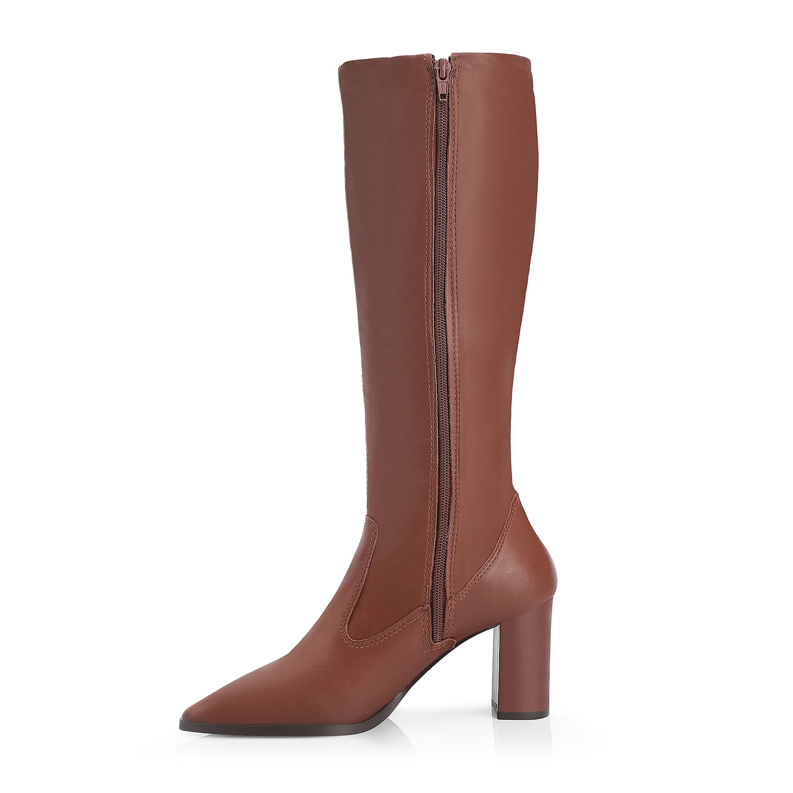 Bota Couro Marrom