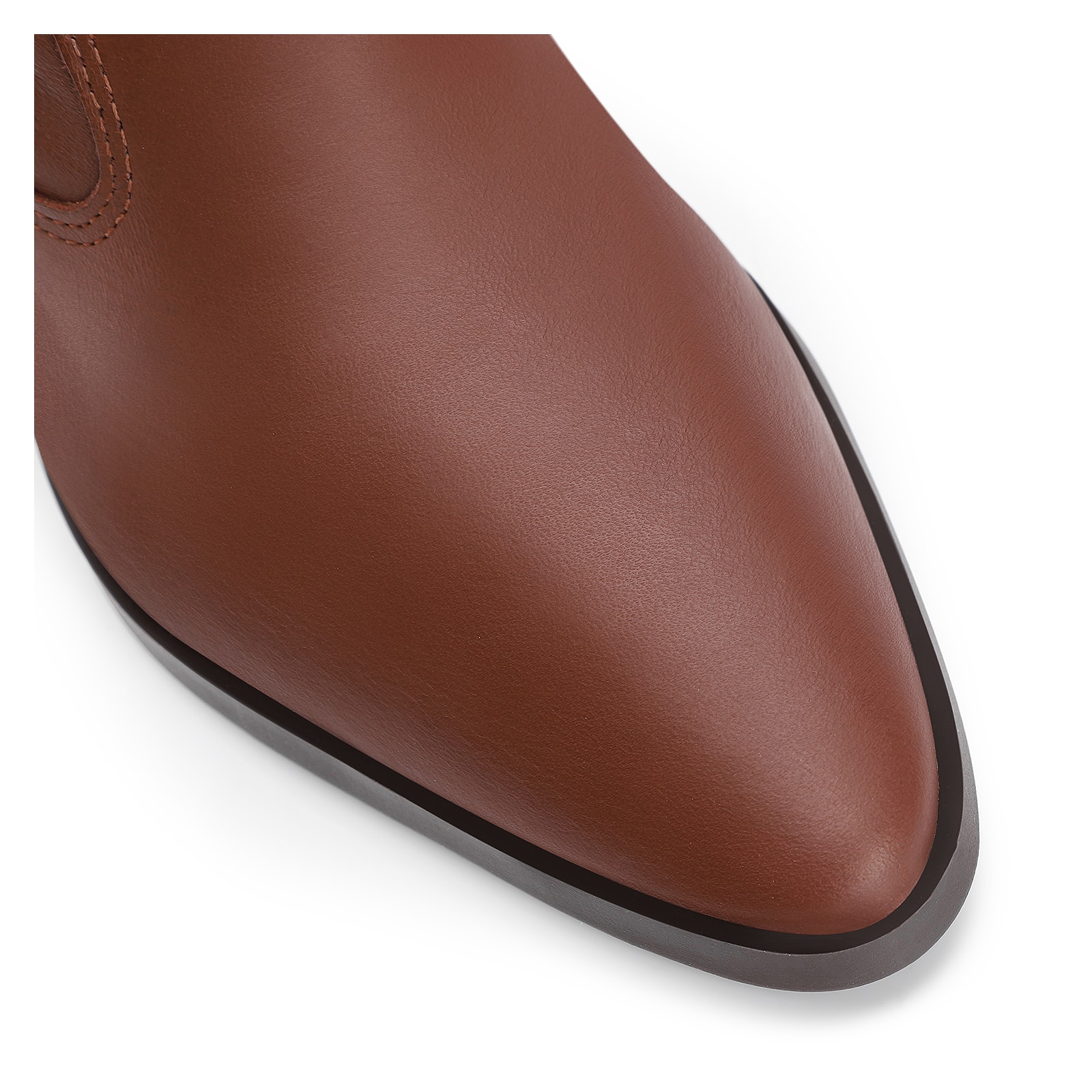 Bota Couro Marrom