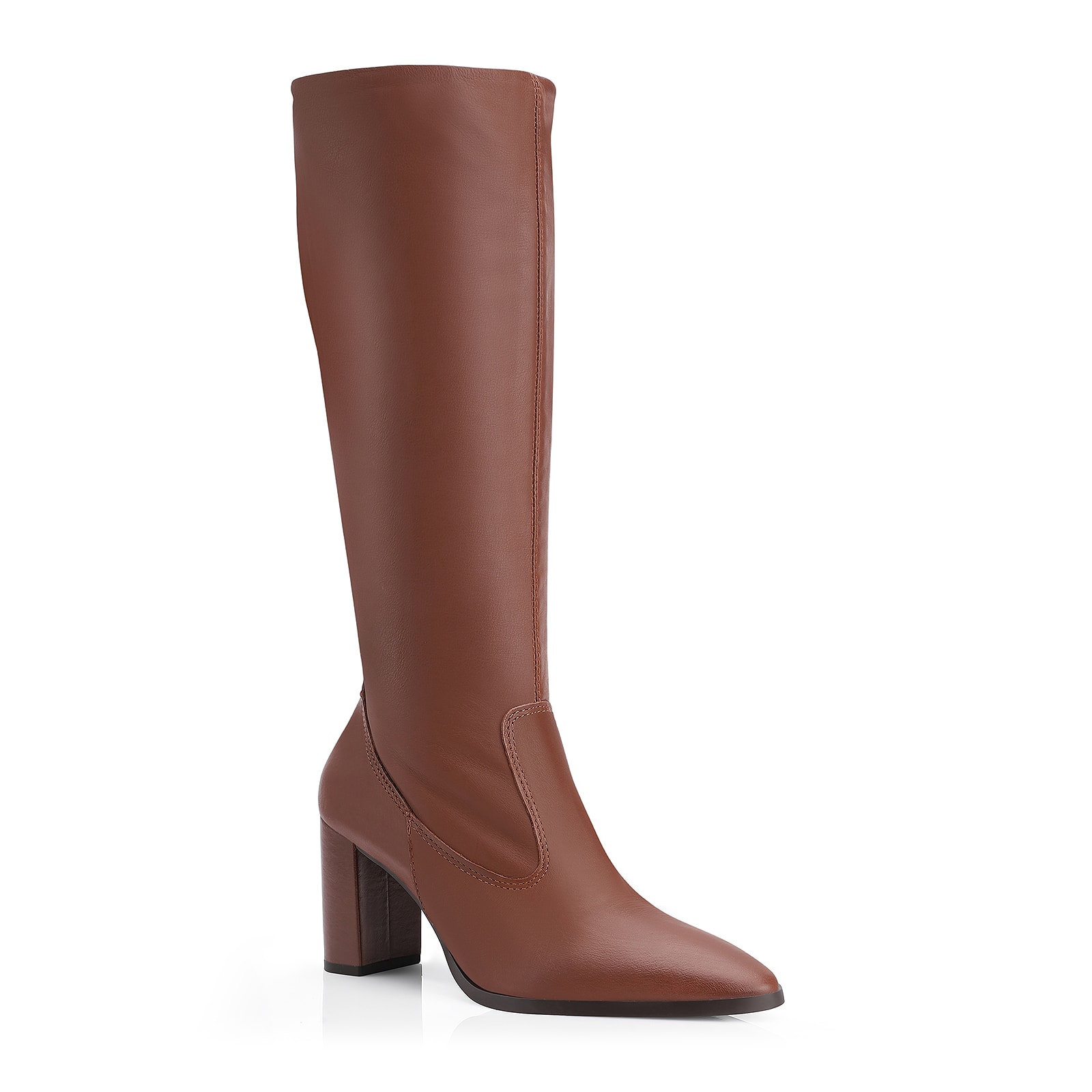 Bota Couro Marrom