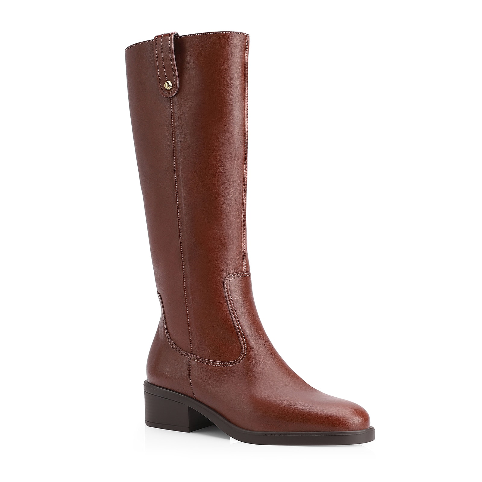 Bota Couro Marrom