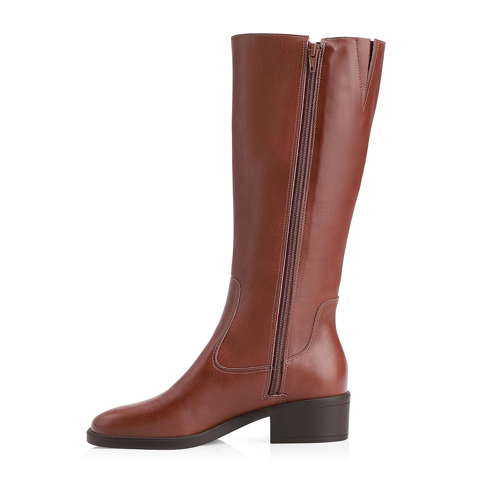 Bota Couro Marrom