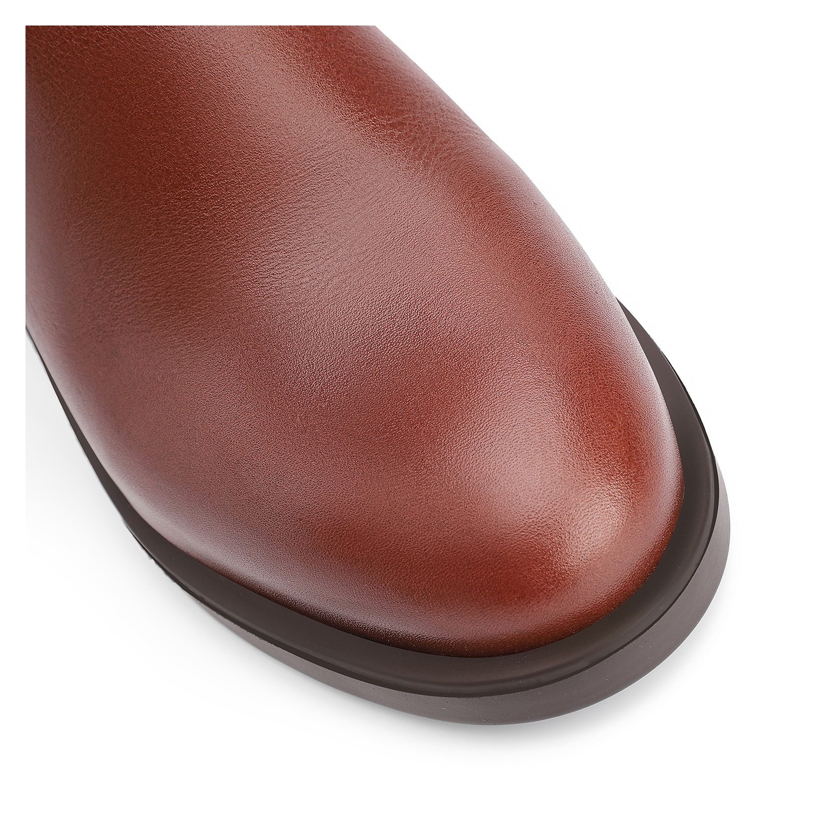 Bota Couro Marrom