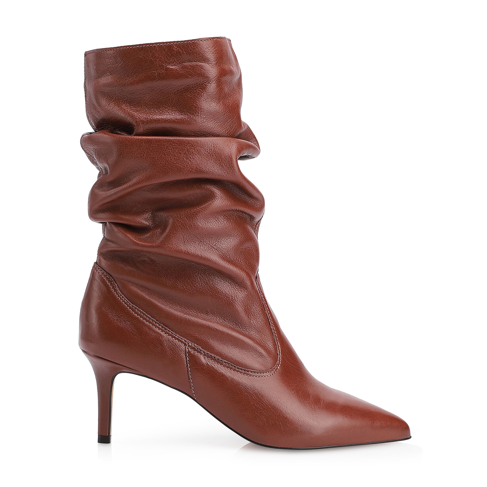 Bota Couro Marrom