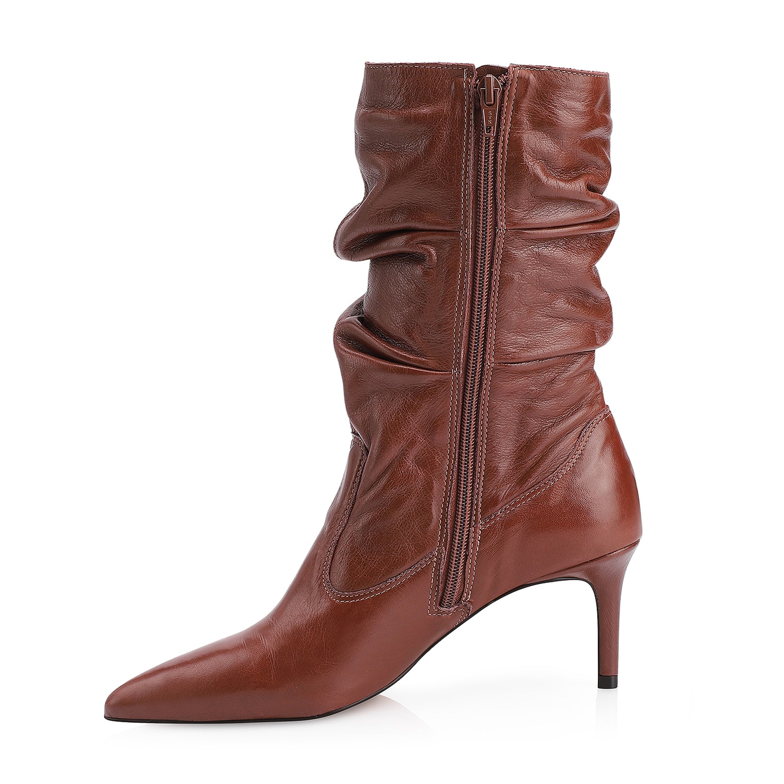 Bota Couro Marrom