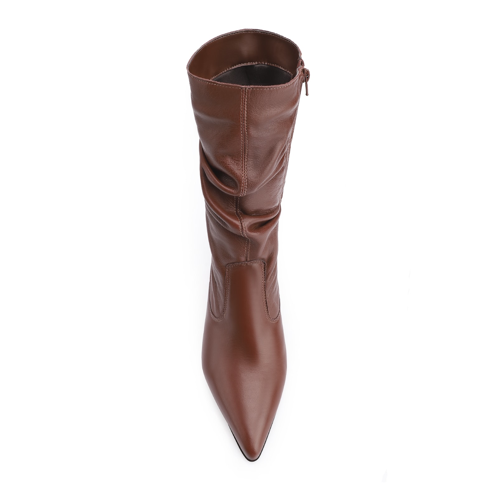 Bota Couro Marrom
