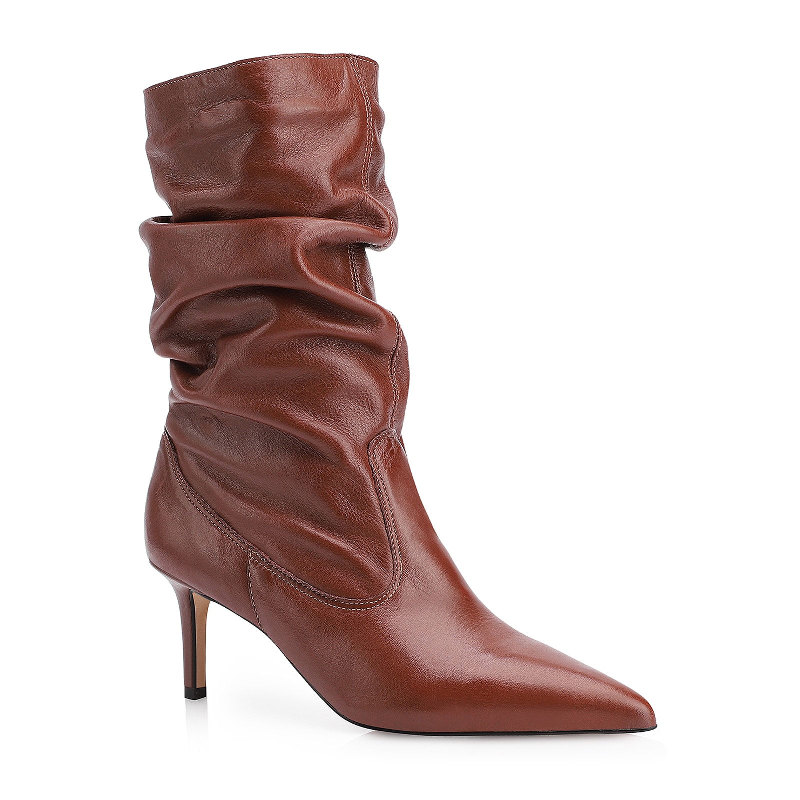 Bota Couro Marrom