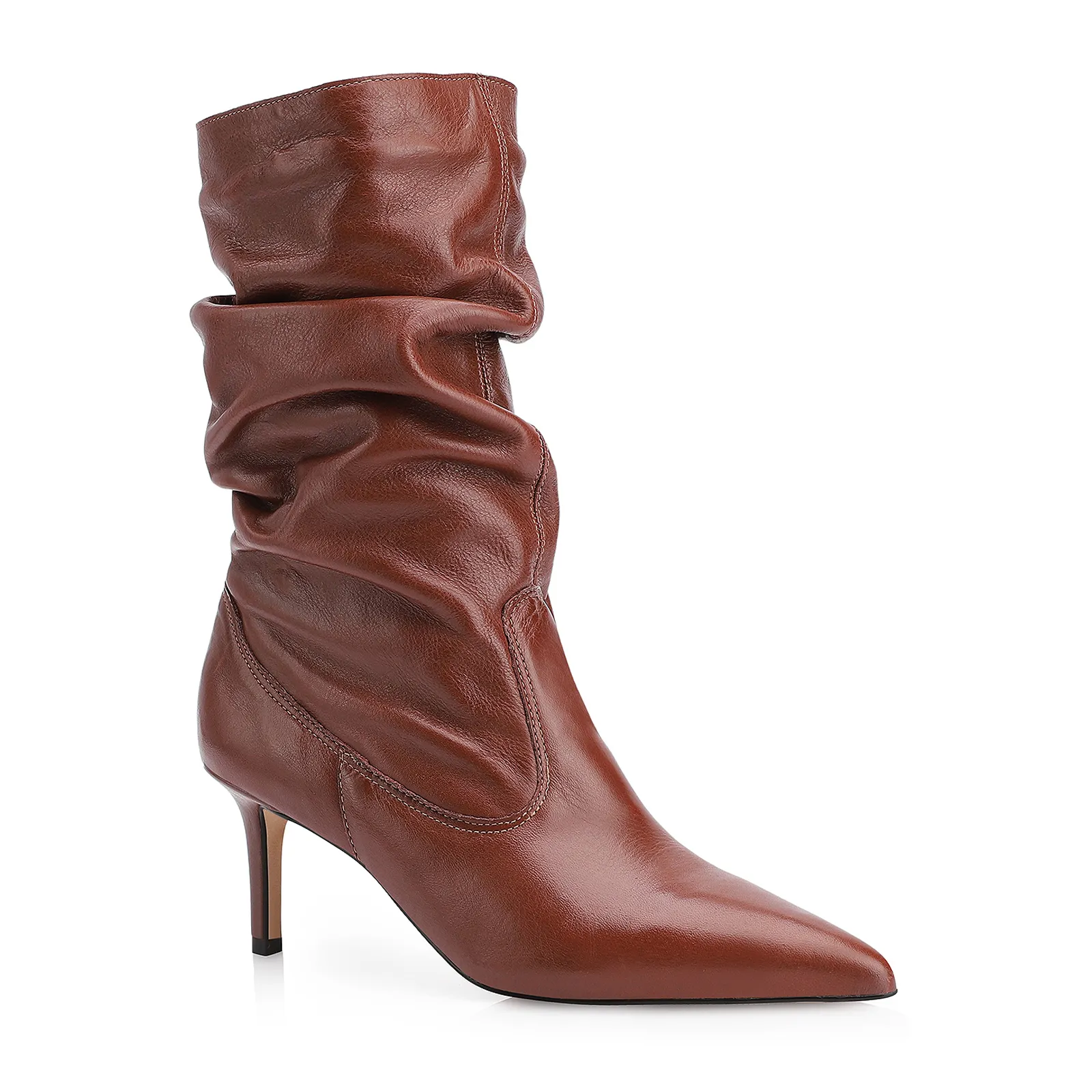 Bota Couro Marrom