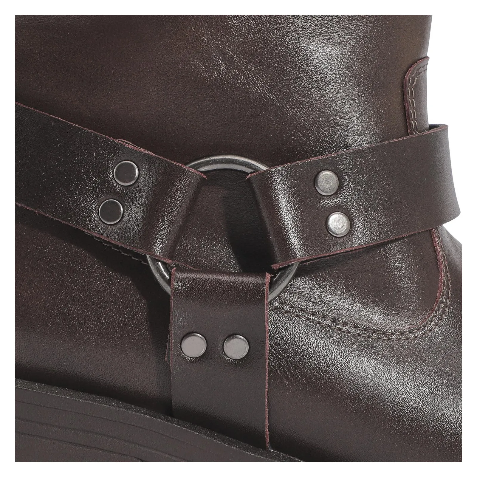 Bota Couro Marrom