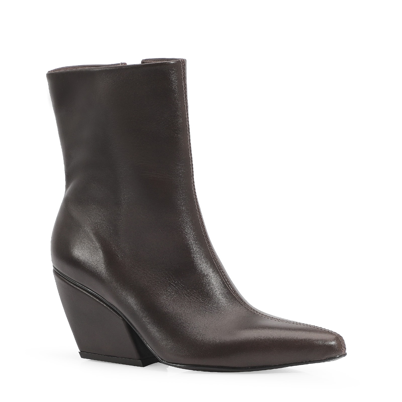 Bota Couro Marrom