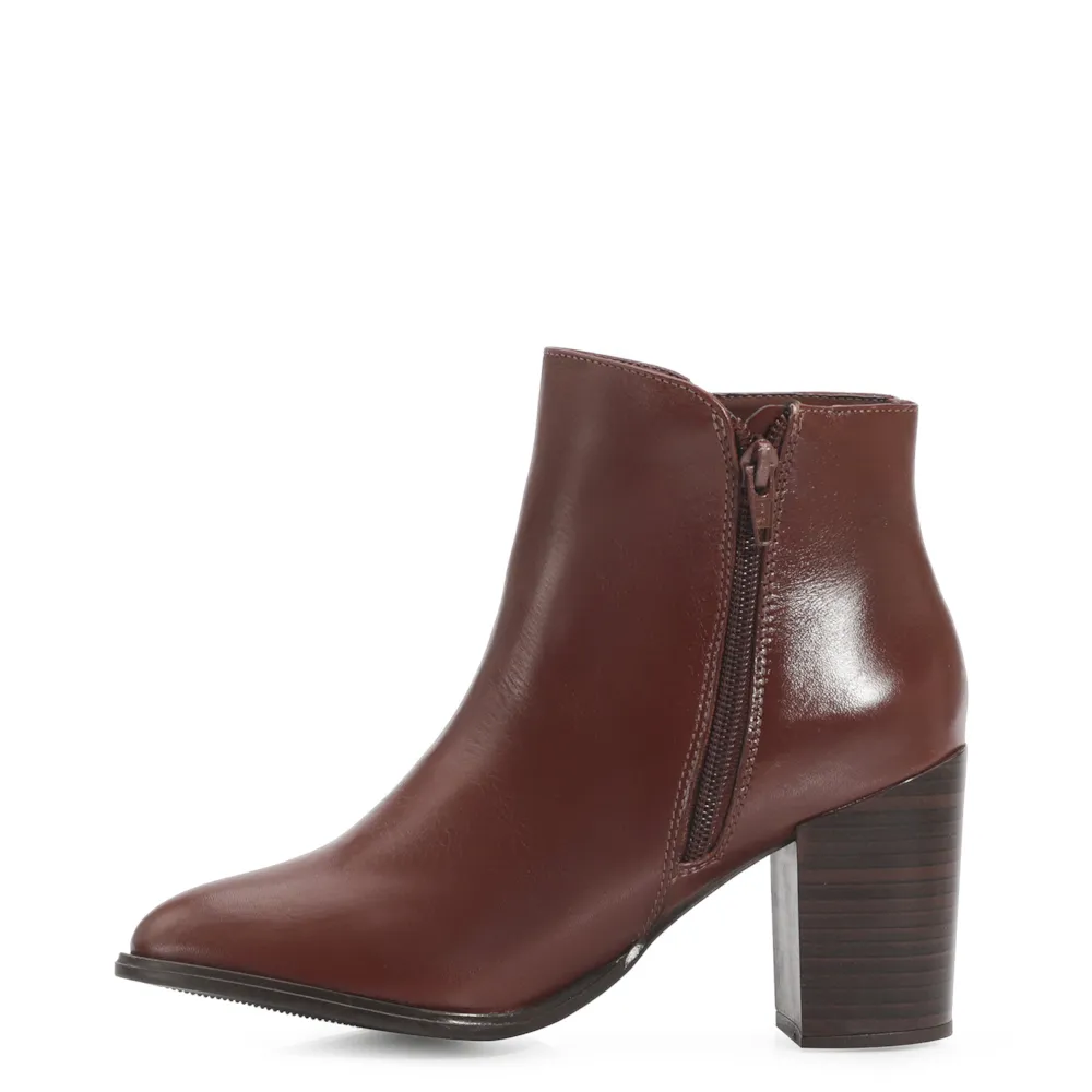 Bota Couro Marrom Escuro - imagem 4