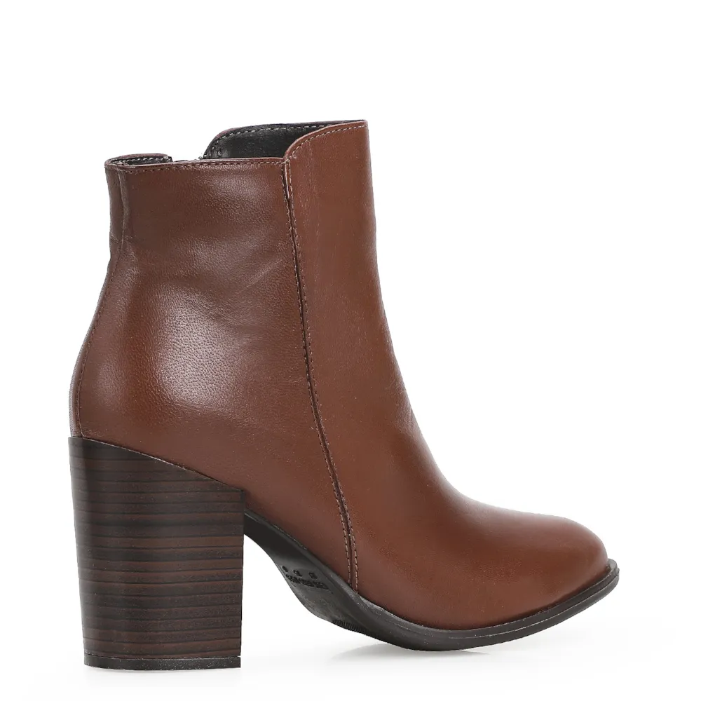 Bota Couro Marrom Escuro - imagem 3