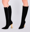 Bota Couro Nobuck Preto - imagem 2