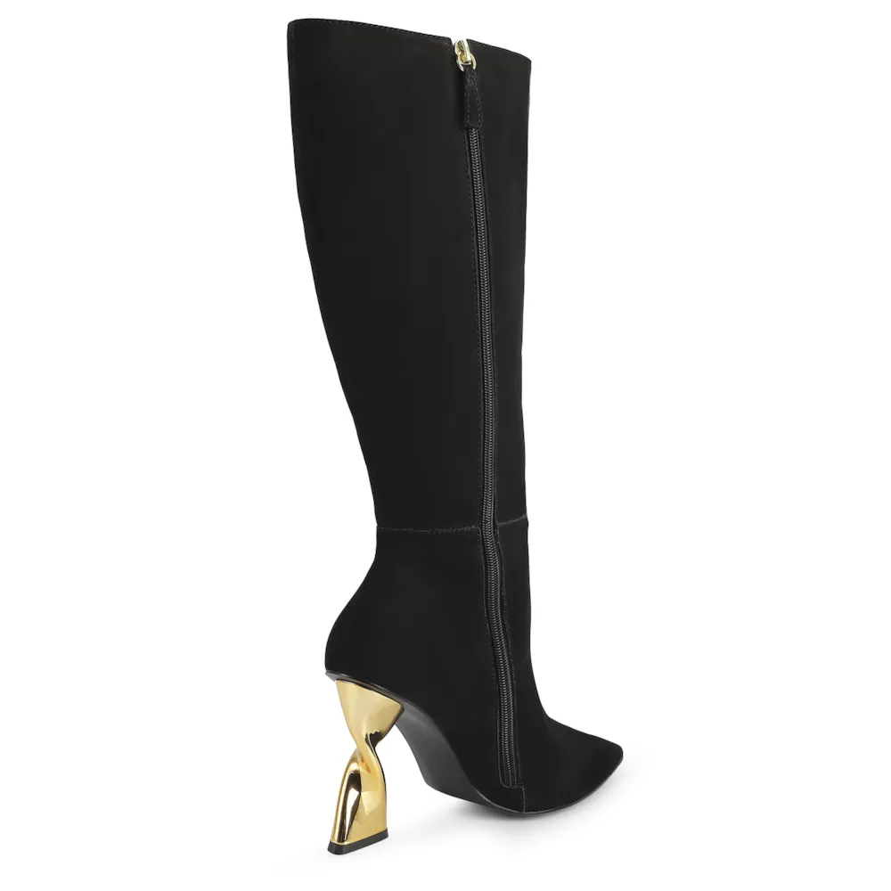 Bota Couro Nobuck Preto - imagem 4