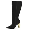 Bota Couro Nobuck Preto - imagem 5
