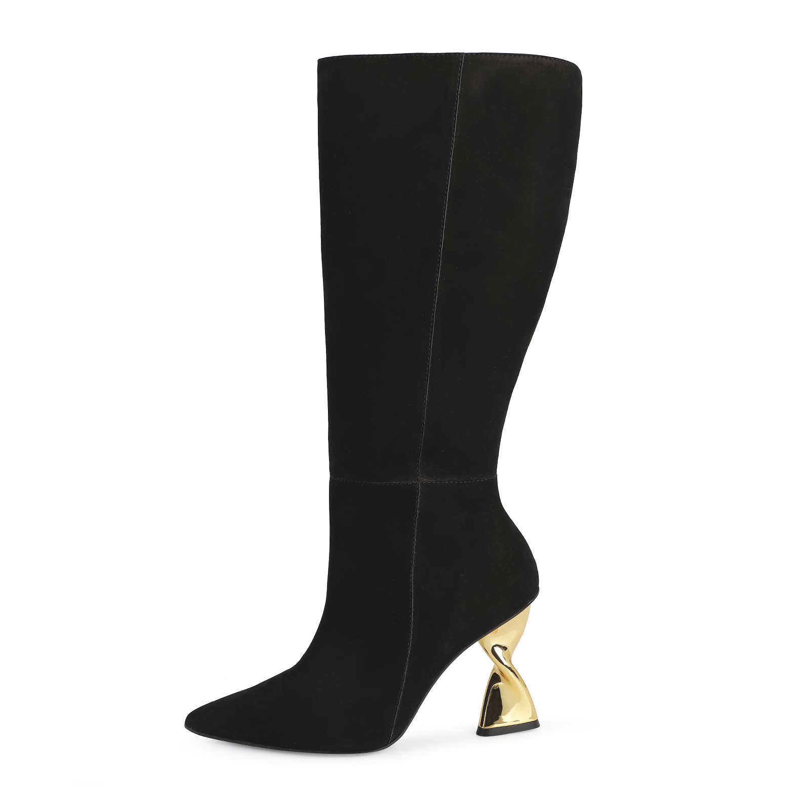 Bota Couro Nobuck Preto