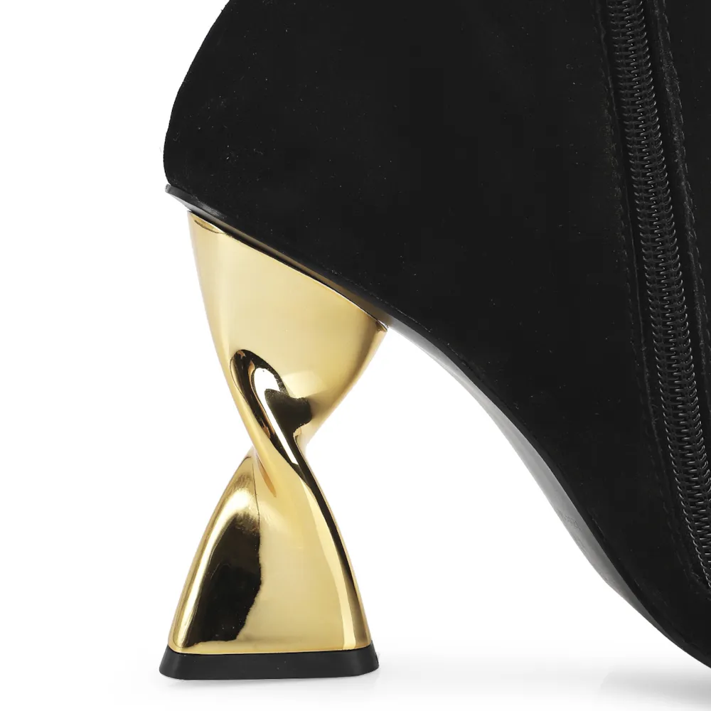 Bota Couro Nobuck Preto - imagem 8