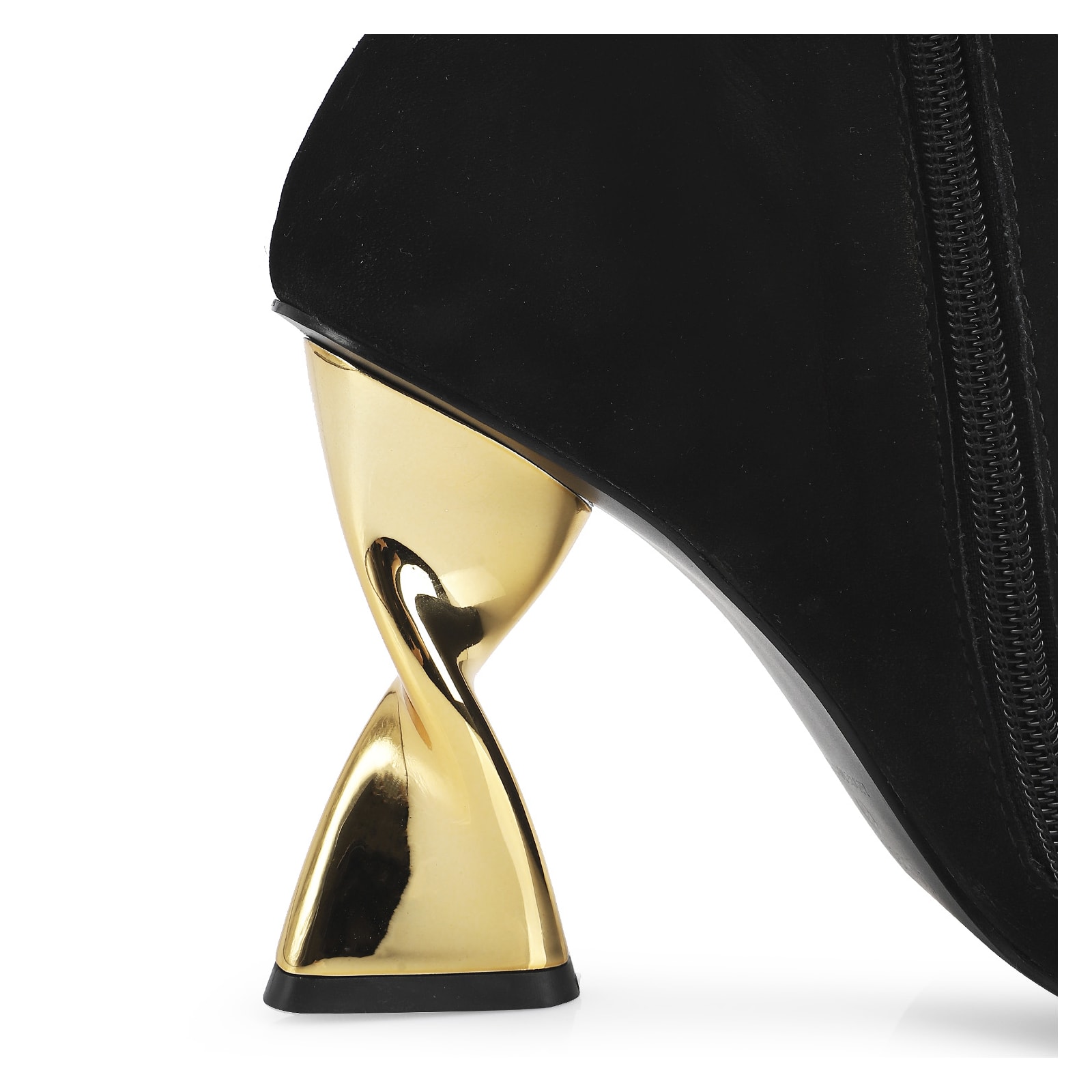 Bota Couro Nobuck Preto