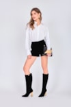 Bota Couro Nobuck Preto - imagem 9