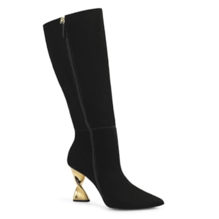 Couro Nobuck Preto